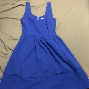 Royal blue dress